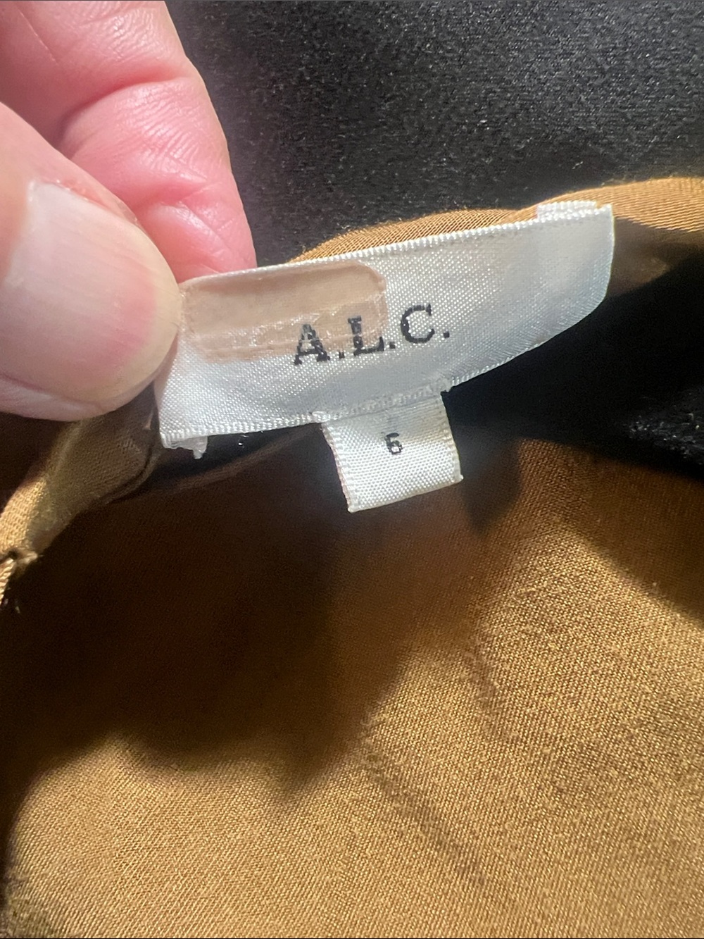 A.L.C. Women’s Maxi Dress in Mustard and Black